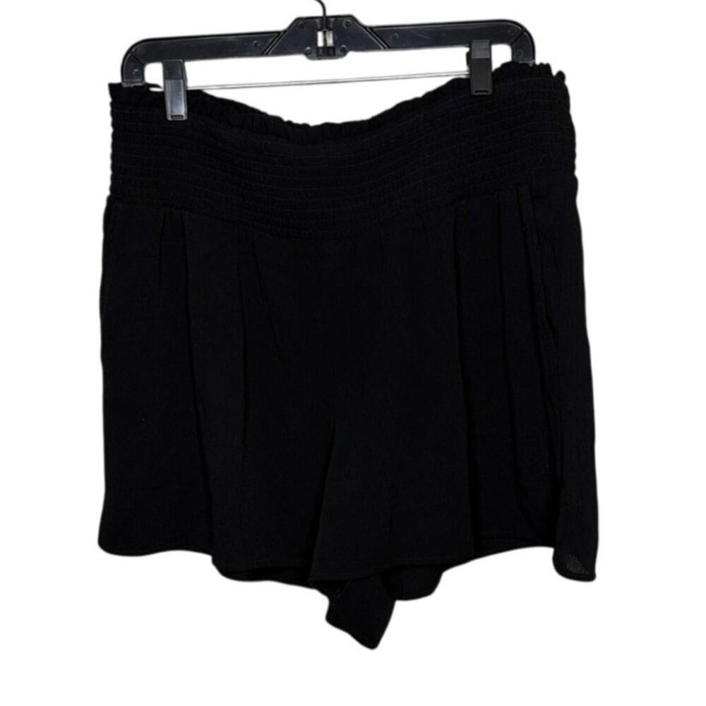 Torrid Pull On High Rise Gauze Shorts Black Size 0 US 12 New
